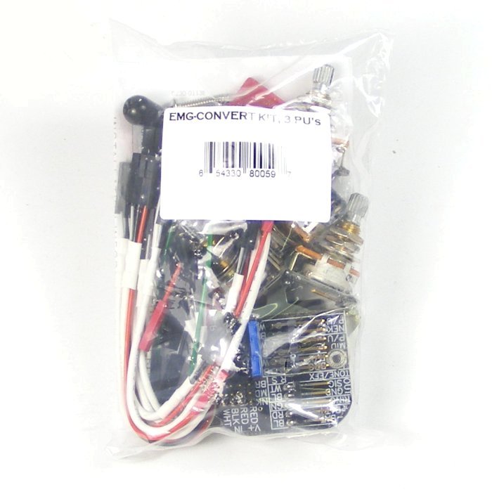 EMG 3 pickup Stratocaster Style Complete Active Wiring Kit, Solderless eBay