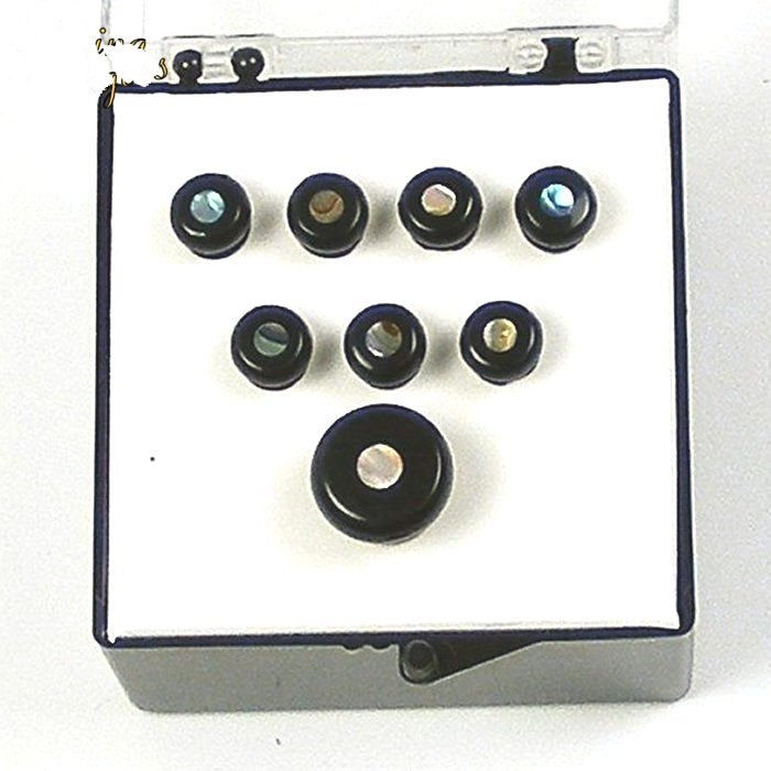 Martin Acoustic Bridge/End Pin set, Black with Pearl inlay 18APP42 eBay